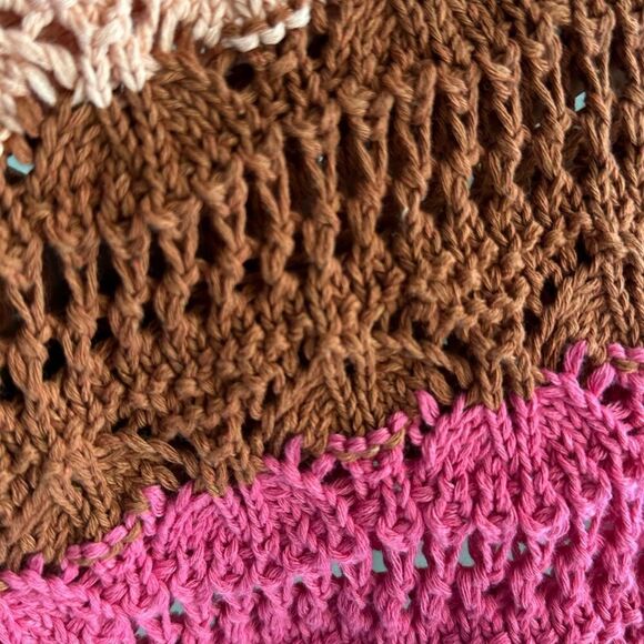 Zara Oversized Striped Knit Polo Sweater New - Picture 2 of 4